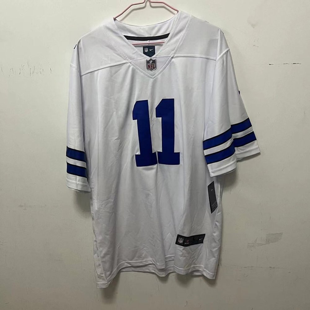 NFL Dallas Cowboys #11 White Blue Jersey - Micah Parsons